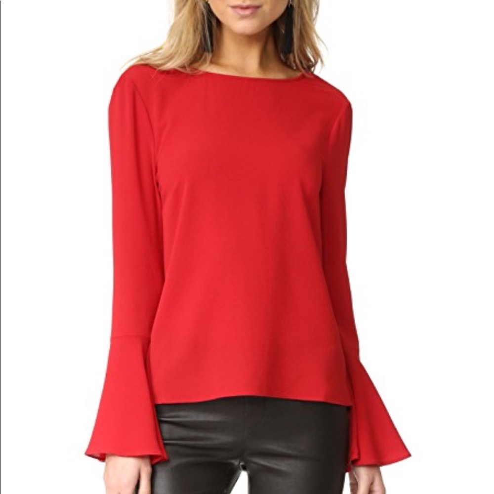 WAYF Winning Hand Bell Sleeve Top